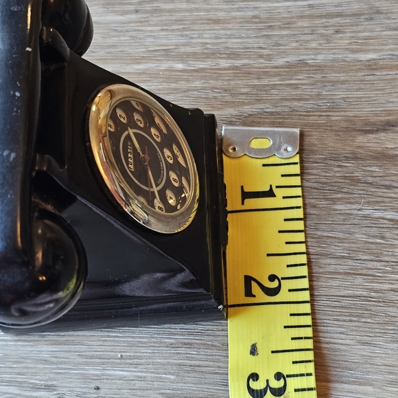 Rare Vintage Collectible Fossil Miniature Phone Clock - Picture 11 of 13